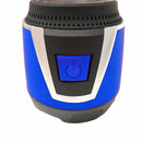Mighty Power 3D LED Camping Lantern With Rubber Base, Blue-Black, 750 Lumens