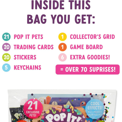 6 of 8:Buffalo Games Pop It! Pets Season 2 Ultimate Sensory Fidget Toy, 16.5x10 Inches 