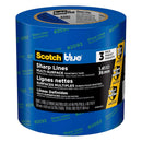 1 of 5:ScotchBlue 3-Pack Sharp Lines Multi-Surface Painter's Tape, Blue, 1.41 Inches x 60 Yards 