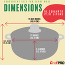 5 of 6:Chef Pro Commercial Grade Aluminum Caldero Stock Pot, Silver, 18.3 Quarts 