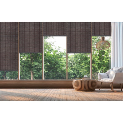 25 of 27:Cordless Bamboo Roller Shades 