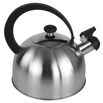 3 of 5:Home Basics Stainless Steel Tea Kettle, Silver, 85 Ounces 
