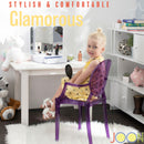 10 of 23:JOON 2 Pack Kids Ghost Chairs with Armrest, 25x13x14.5 Inches, Transparent 