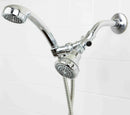 3 of 3:Home Basics 2 Way Shower Head Massager, Silver 