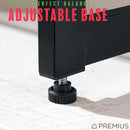 4 of 7:PREMIUS 4 Layer Mesh Shelf Shoe Rack, Black, 29.9x29.1x12 Inches 