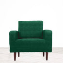 1 of 1:Monica Stretch Oversized Single Seater Living Room Furniture Chair Cover, Hunter Green 