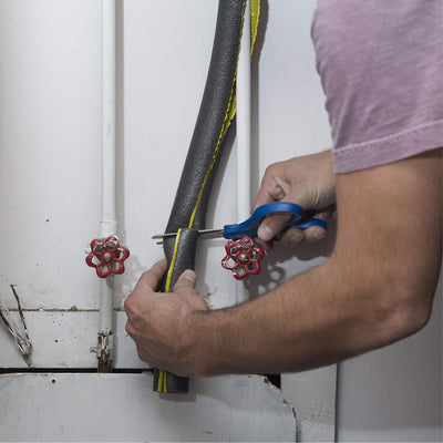 5 of 8:Duck Brand Insulating Foam Pipe Covers, Fits 3/4 - 1-Inch by 3 Feet, Pack of 4 Sticks 