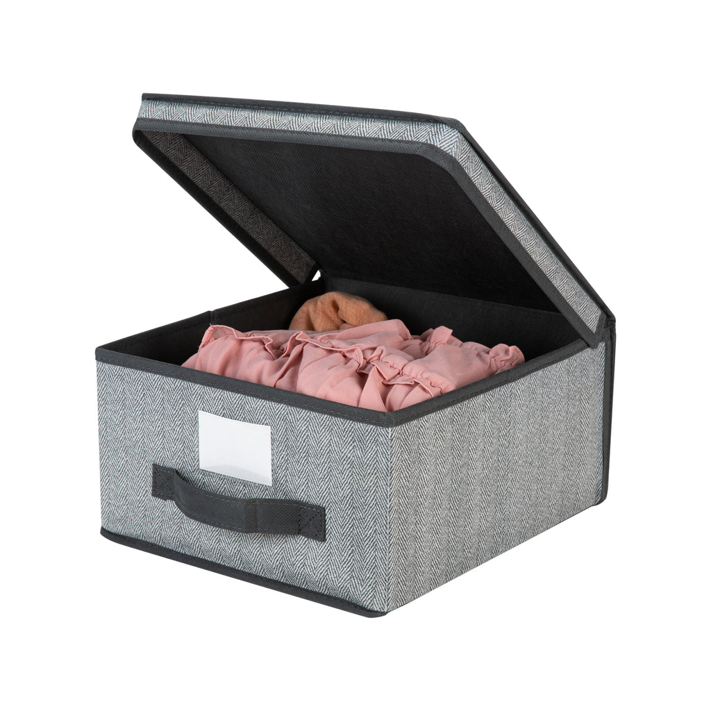 Simplify Medium Storage Box in Grey – ShopBobbys