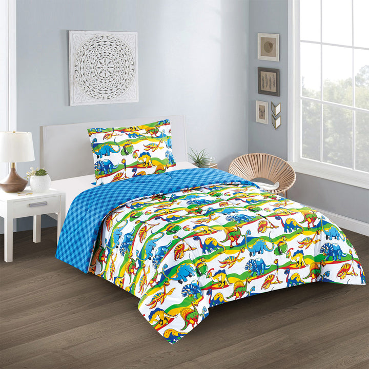 Raptor Dinosaur Boys Kids Comforter Set – ShopBobbys