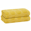 3 of 44:PREMIUS 2 Pack Circles 100% Cotton Yarn Dyed Bath Sheet Towel, 32x64 Inches 