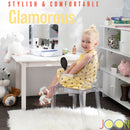 21 of 23:JOON 2 Pack Kids Ghost Chairs with Armrest, 25x13x14.5 Inches, Transparent 