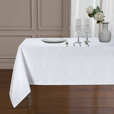 1 of 14:Diamond Jacquard Design Spill Proof Tablecloth 