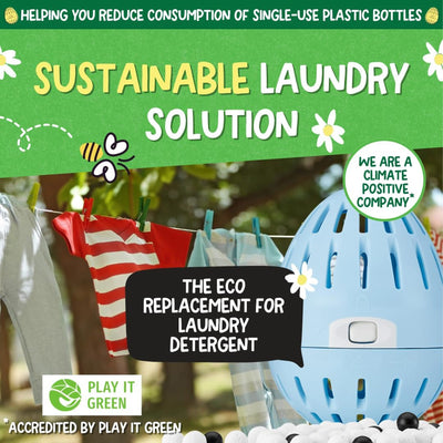 5 of 7:Ecoegg 70 Loads Laundry Detergent Egg, Fresh Linen 