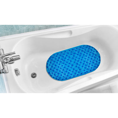 2 of 7:Popular Bath Bubble Vinyl Oblong Tub Mat, 15.5x27 Inches 