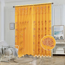 1 of 7:Yasmin Embroidered Window Curtain Panel with Attached Valance and Backing, 54x84 Inches 