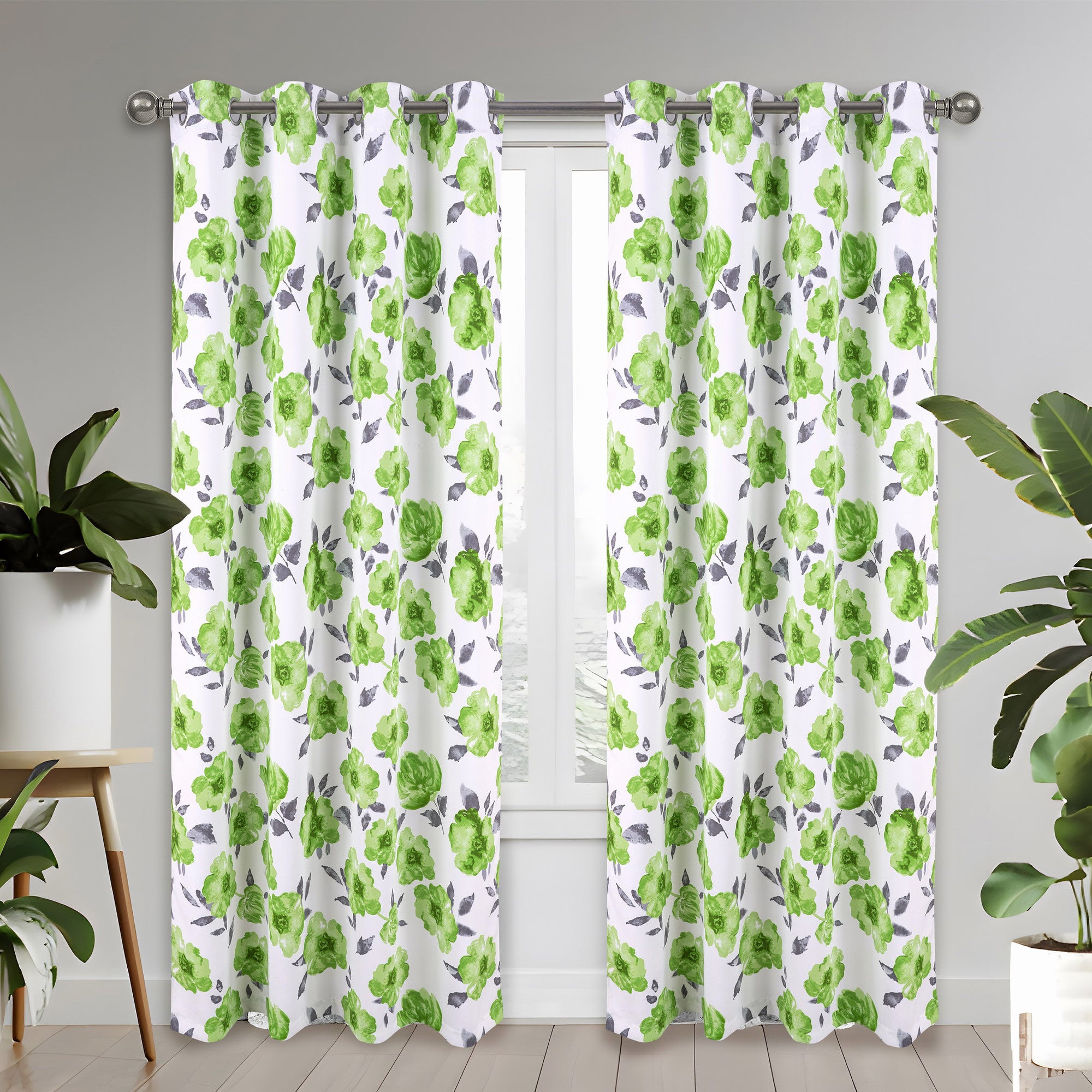 Machutte Floral Grommet Curtain Panel 2024