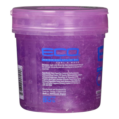 4 of 4:Eco Style Ecoco Curl and Wave Professional Hair Styling Gel, Firm Hold,  Pink, 16 Ounce 