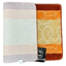 9 of 21:Vienna Scroll Two-Tone Non-Slip Soft Bath Rug, 18x30 Inches 