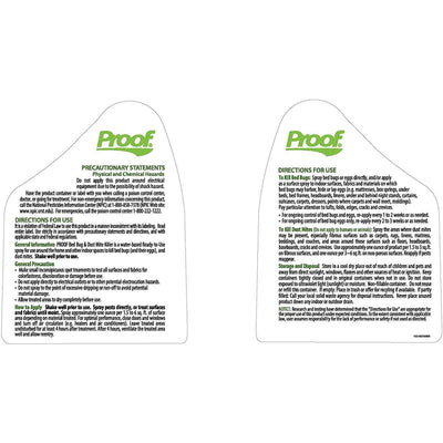 4 of 5:Proof Bed Bug & Dust Mite Killer, Plant-Based Spray, 16 Fl Oz 