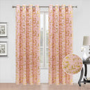 8 of 8:Huston Metallic Foil Grommet Window Curtain Panel, 54x84 Inches 
