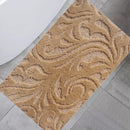 21 of 23:Manchester Scroll Design Non-Slip Soft Bath Rug, 18x30 Inches 