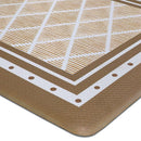 2 of 5:Boho Geometric Decorative Anti-Fatigue Kitchen Mat, 18x30 Inches 