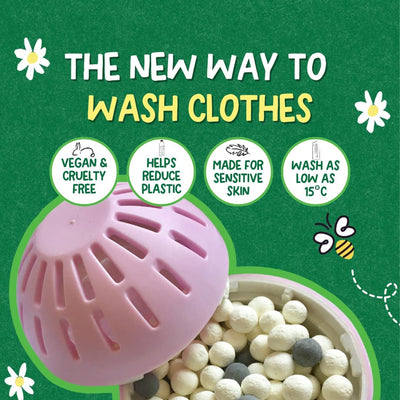 3 of 7:Ecoegg 70 Loads Laundry Detergent Egg, Spring Blossom 