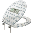 1 of 7:PREMIUS Polyresin Dollar Bill & Coins Money Toilet Seat, Clear, Standard Round, 17 Inches 