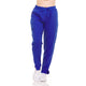Ellen Tracy 4-Way Stretch Women's Skinny Medical Scrub Pants, Royal Blue, Large