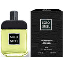 1 of 1:SOLO Steel Cologne for Men, Captivating Masculine, EAU DE TOILETTE, 3.4 Ounces 
