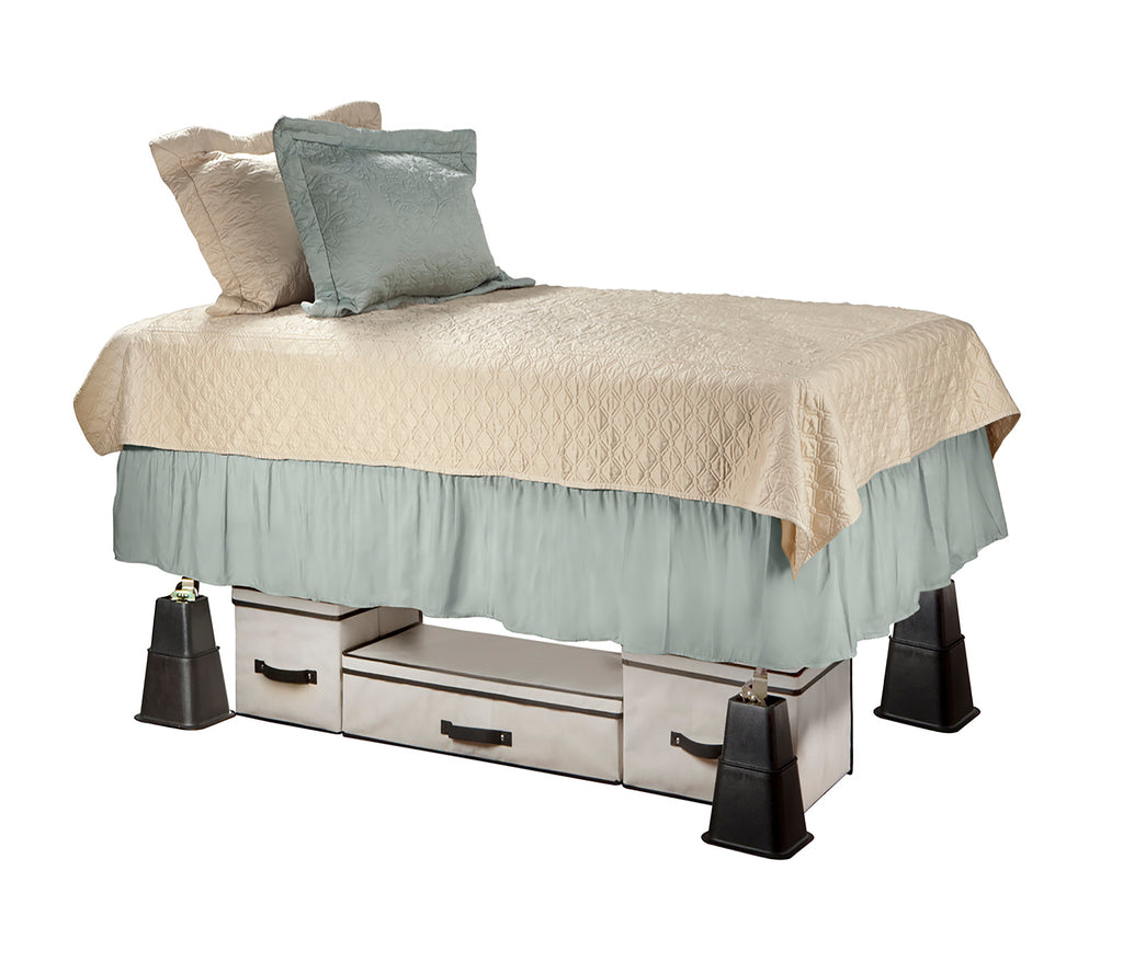 Simplify 8 Piece Adjustable Bed Risers Set – ShopBobbys