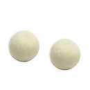 1 of 1:Home Basics 2-Pack Wool Dryer Laundry Balls, 2.3x2.3 Inches 