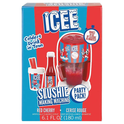 6 of 6:ICEE Snow Cone Machine Slushie Ice Shaving Machine, Includes Cups, Straws & Syrup 