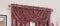 Milawi Jacquard Sheer Rod Pocket Valance With Fringe, Burgundy, 57x37 Inches