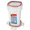 Rubbermaid Lock-Its Food Storage Container with Easy Find Lid, 5.25 Cup, Racer Red