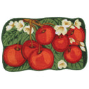 1 of 1:Red Cherry and Blossom Shaped Non-Slip Kitchen Mat, 20x30 Inches 