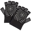 1 of 4:Gaiam Fitness Fingerless Workout Weight Training Yoga Gloves, Black, One Size Fits Most 