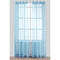 Harper Solid Sheer Voile Grommet Window Panel, Aqua, 54x84 Inches