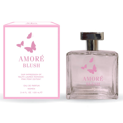 1 of 1:Amore Blush for Women, Impression of Romance Pink Pony Edition Perfume, EAU DE PARFUM, 3.4 Ounces 