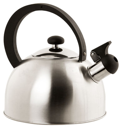 1 of 5:Home Basics Stainless Steel Tea Kettle, Silver, 85 Ounces 