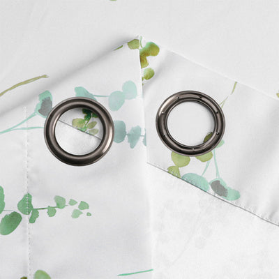 4 of 12:Adela Printed Room Darkening Grommet Window Curtain Panel, 52x84 Inches 