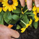 2 of 5:Fiskars Stainless Steel Micro-Tip Rose Pruning Garden Shears, Black-Orange, 6x1.76 Inches 
