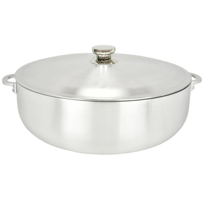 1 of 6:Chef Pro Commercial Grade Aluminum Caldero Stock Pot, Silver, 28.4 Quarts 