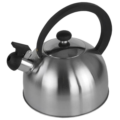 2 of 5:Home Basics Stainless Steel Tea Kettle, Silver, 85 Ounces 