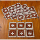 8 of 21:Blossom Embroidered Vintage Lace Design Table Runner 