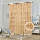 4 of 7:Yasmin Embroidered Window Curtain Panel with Attached Valance and Backing, 54x84 Inches 