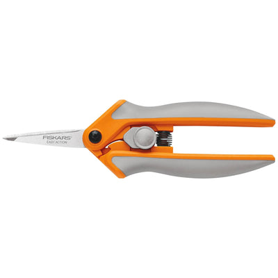 2 of 4:Ciseaux à tissu Fiskars Razor Edge Micro Tip en acier inoxydable, orange, 15 cm 