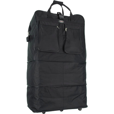 4 of 4:Charlie Sport Expandable Wheel Bag Luggage, Black, 30x17x11 Inches 