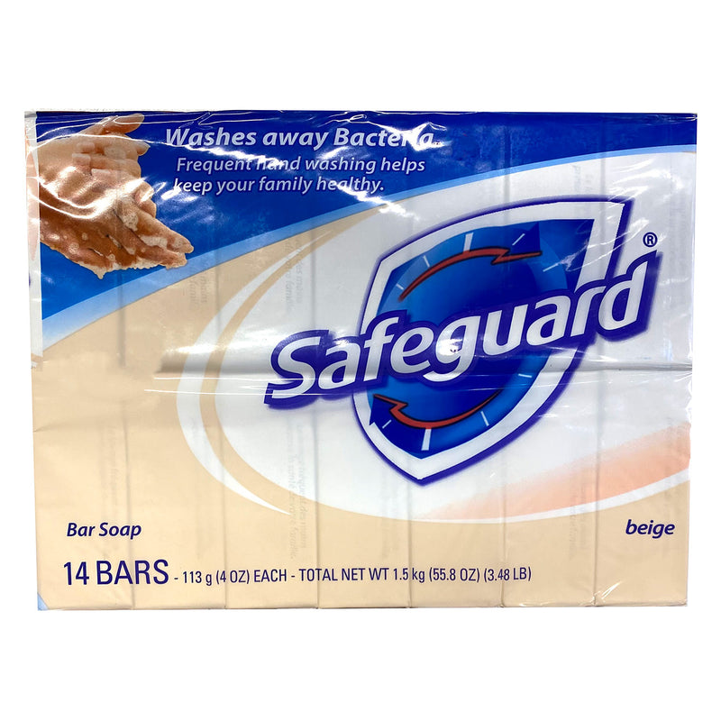 Safeguard Original Bar Soap, Beige, 4 Ounces, 14 Pack