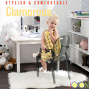 9 of 23:JOON 2 Pack Kids Ghost Chairs with Armrest, 25x13x14.5 Inches, Transparent 